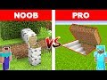 Minecraft NOOB vs PRO: HIDDEN BASE in Minecraft!