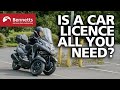 Can you ride the Yamaha Tricity 300 with just a car licence? [ Full Review ]