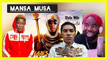 Nigeria 🇳🇬Reacts to 🇬🇭Shatta Wale - Mansa Musa ft. Vybz Kartel (official Audio) Reaction!!!