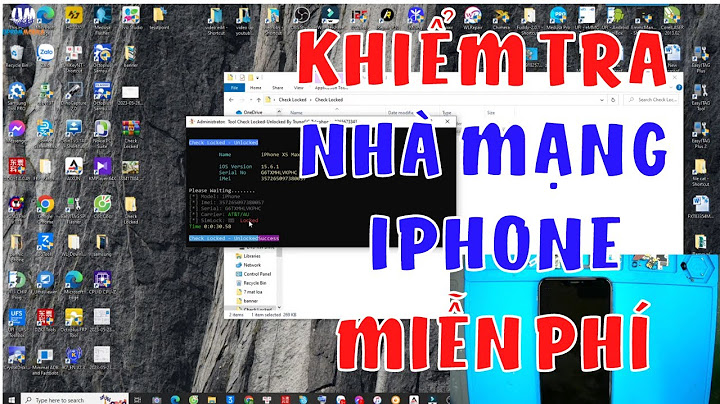 Hướng dẫn check iphone lock nhà mạng nào