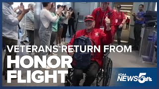The welcome home they never got: veterans return from Honor Flight