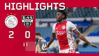Highlights Ajax - KAS Eupen | Oefenduel