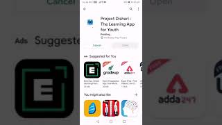 Project Dishari: The Learning App for Youth || Technology yo screenshot 1