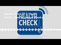 Health Check EP 2: How to control blood sugar levels when eating out