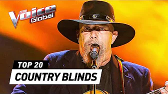 Top 20 COUNTRY Blind Auditions on The Voice