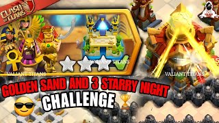 Easiest way to 3 Star Golden Sand and 3 Starry Night Challenge in Clash of Clans | COC tutorial