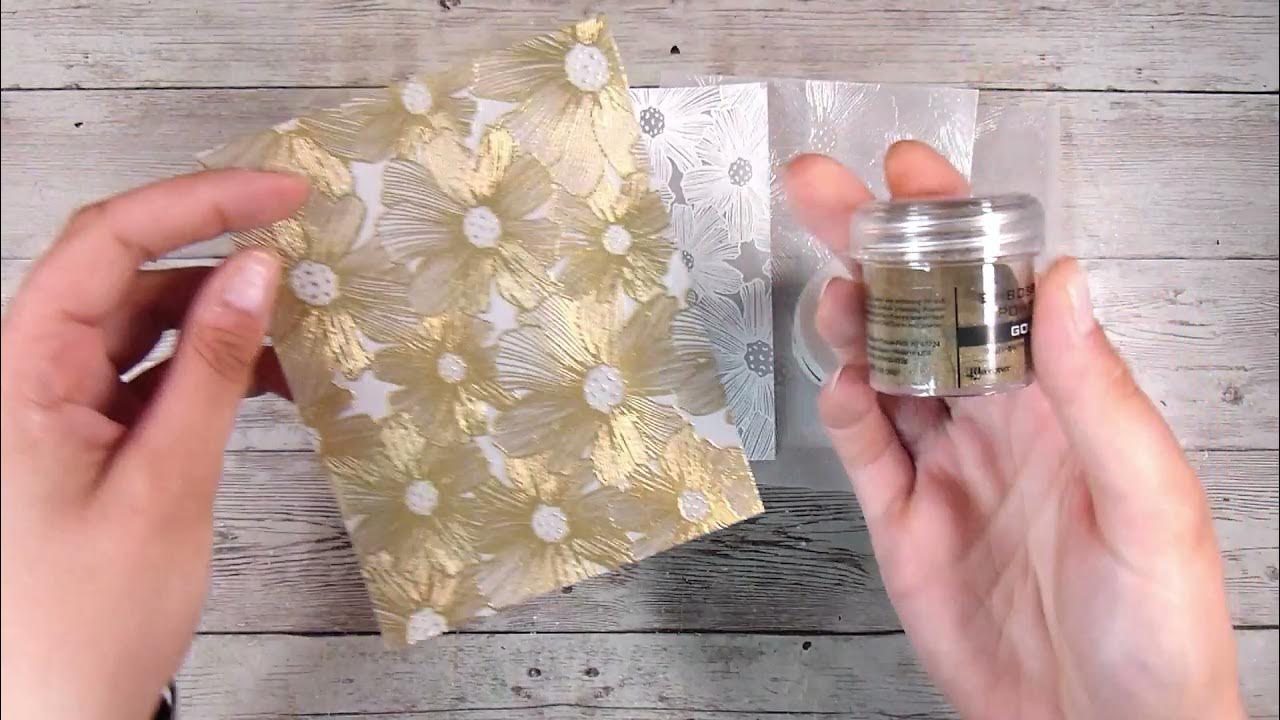 HOW Much Difference Can Different Embossing Powders Make?!? YouTube