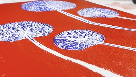 How To Make A Stunning Mono Print On A Gelatin Plate