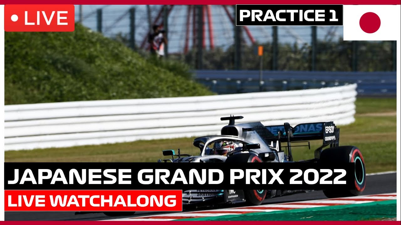 F1 Live Japanese Grand Prix 22 Fp1 Watchalong Youtube