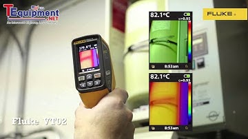 Fluke VT02 Visual IR Thermometer In Action