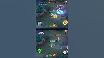 NANA Lightning Truncheon vs Holy Crystal -mlbb #shorts