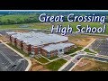 Aerial flight around the new great crossing high school in georgetown kentucky