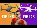 XIaomi Fimi x8 vs Fimi a3 comparison(footage, unboxing) best DJI alternatives