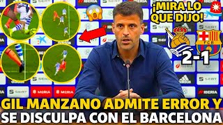 Escándalo Gil Manzano Admite El Error Y Se Disculpa Con El Barcelona Impactante