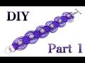 DIY ❤ PART 1 of 2: Macrame bracelet "Shambala" / Ажурный макраме браслет "Шамбала"