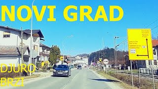 Kratka vožnja kroz Novi Grad, februar 2021.