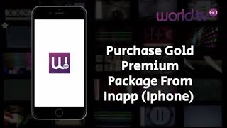 HOW TO RECHARGE WORLD TV GO THROUGH IN APP (iOS) ? #worldtvgo screenshot 5