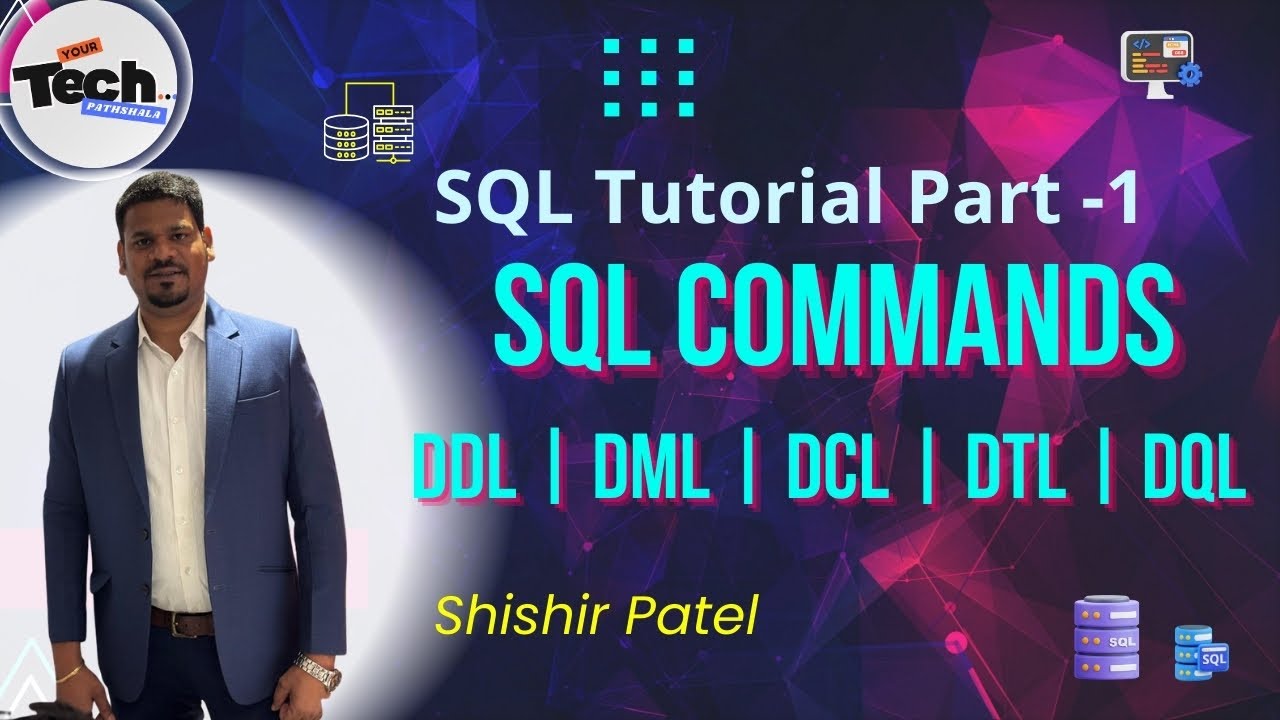 SQL Full Commands Overview | Learn DDL, DML, DCL, DTL, DQL in 10 ...