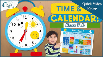 Class KG |Time and Calendar | Maths Olympiad | CREST Olympiads