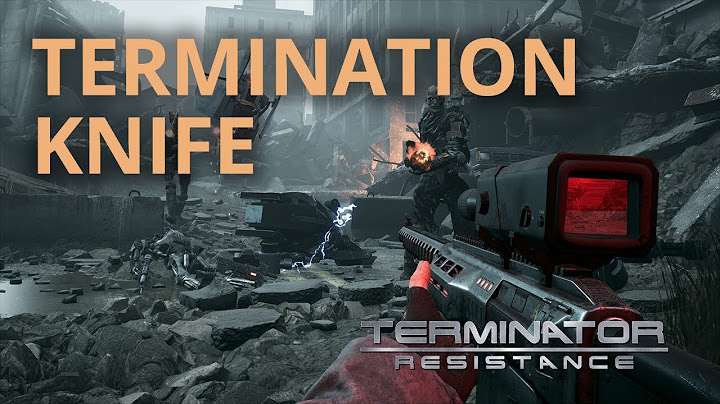 Terminator Resistance how to use Termination Knife