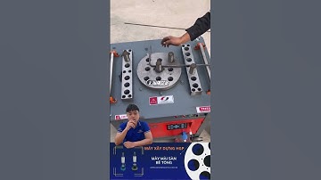 Máy uốn sắt sử dụng thủy lực #xaydung #satthep