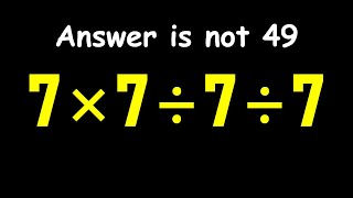 Can You Solve This Simple Math Problem?