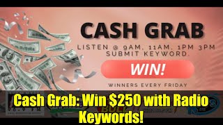 Cash Grab: Win $250 with Radio Keywords! | October Giveaway