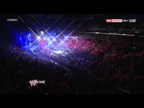 دخول اندرتيكر في الراو حلقة 1000 لمساعدة كين 2012