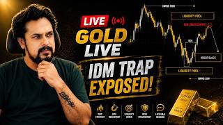 Gold (XAUUSD) Live: SMC Trading Strategy &amp; IDM Analysis | 25 June 2026