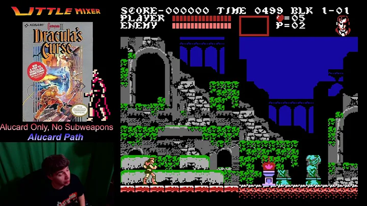 Alucard only, NO BAT FORM, no subweapons, Alucard path Castlevania 3 challenge part 1!