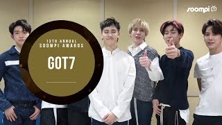 GOT7 – Best Male Group, Twitter Best Fandom, Latin America Popularity | 13th Annual Soompi Awards