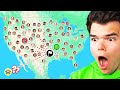 Jelly slogo  crainer vs 100 fans in geoguessr