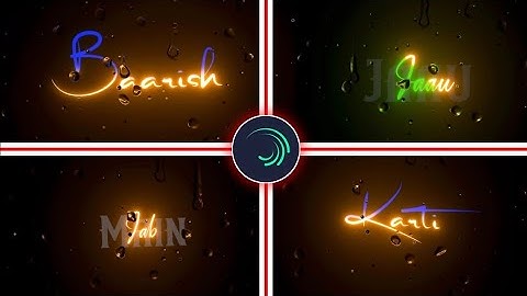 🔥New Style Glowing Lyrics Video Editing |how to create glowing text in alight motion|node video edit