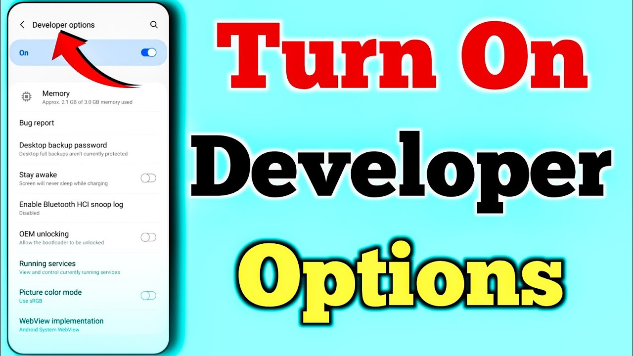 How To Enable/Disable Developer options android On Any Andorid Phone ...