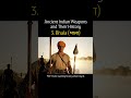 Ancient Indian Weapons | Their History, Power, and Legacy #ancientindia #historyshorts #aihistory