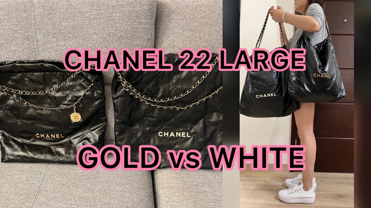 Chanel 22 Medium Handbag Contrast Stitching - Kaialux