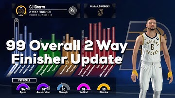 NBA 2K21 99 Overall 2 Way Finisher Update! (Attributes, Badges, And Animations)