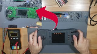How to Fix Atari Lynx power not working & bad screen