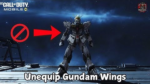 How To Unequip The Backpacks (Wings) From The Gundam Legendary Characters
