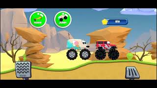 Monster truck kids racing game level 33 they