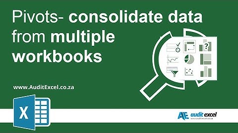 Consolidate data from multiple sources into a Excel 2007 Pivot Table- same for latest XL versions