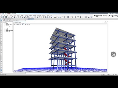 Get Volume of concrete from Etabs Model - Beam Column Slab Foundation Stair Materials Estimating