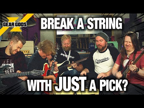 The BREAK A STRING Challenge! #42gsone | GEAR GODS