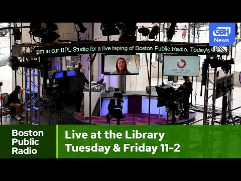 Boston Public Radio Live at the Boston Public Library, Tuesday June 14