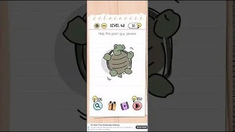 Brain Test Level 48 Answer - Help This Poor Guy Please