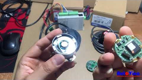 Lập trình PLC Delta đọc tín hiệu Absolute Encoder Omron E6CP-AG5C