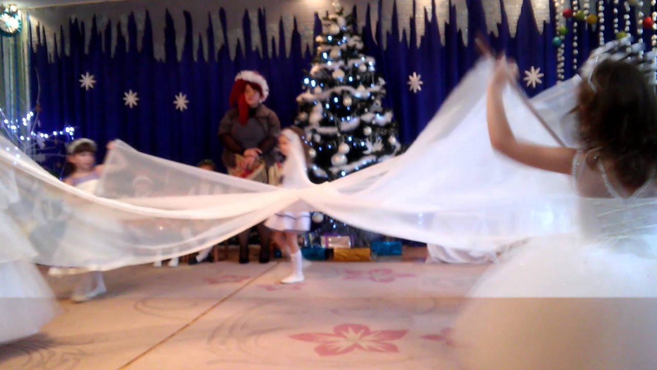 Чудовий танець сніжинок!!!