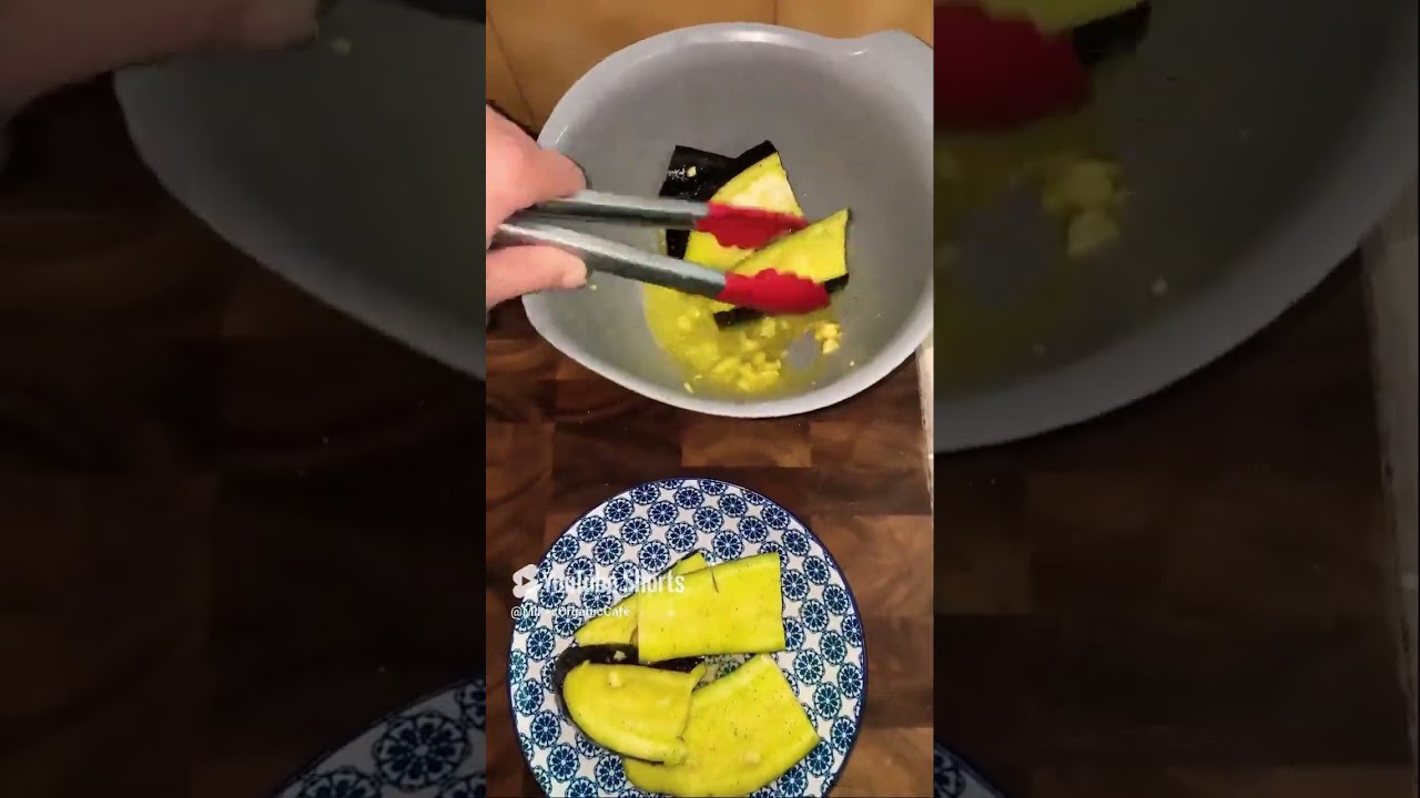 Organic Eggplant Side Dish 