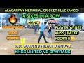 Cricket  blue golden vs black diamond  khss united vs spartans  amcc flood light 40k lhcctrichy