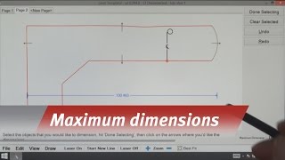 Laser Templator - Maximum Dimensions